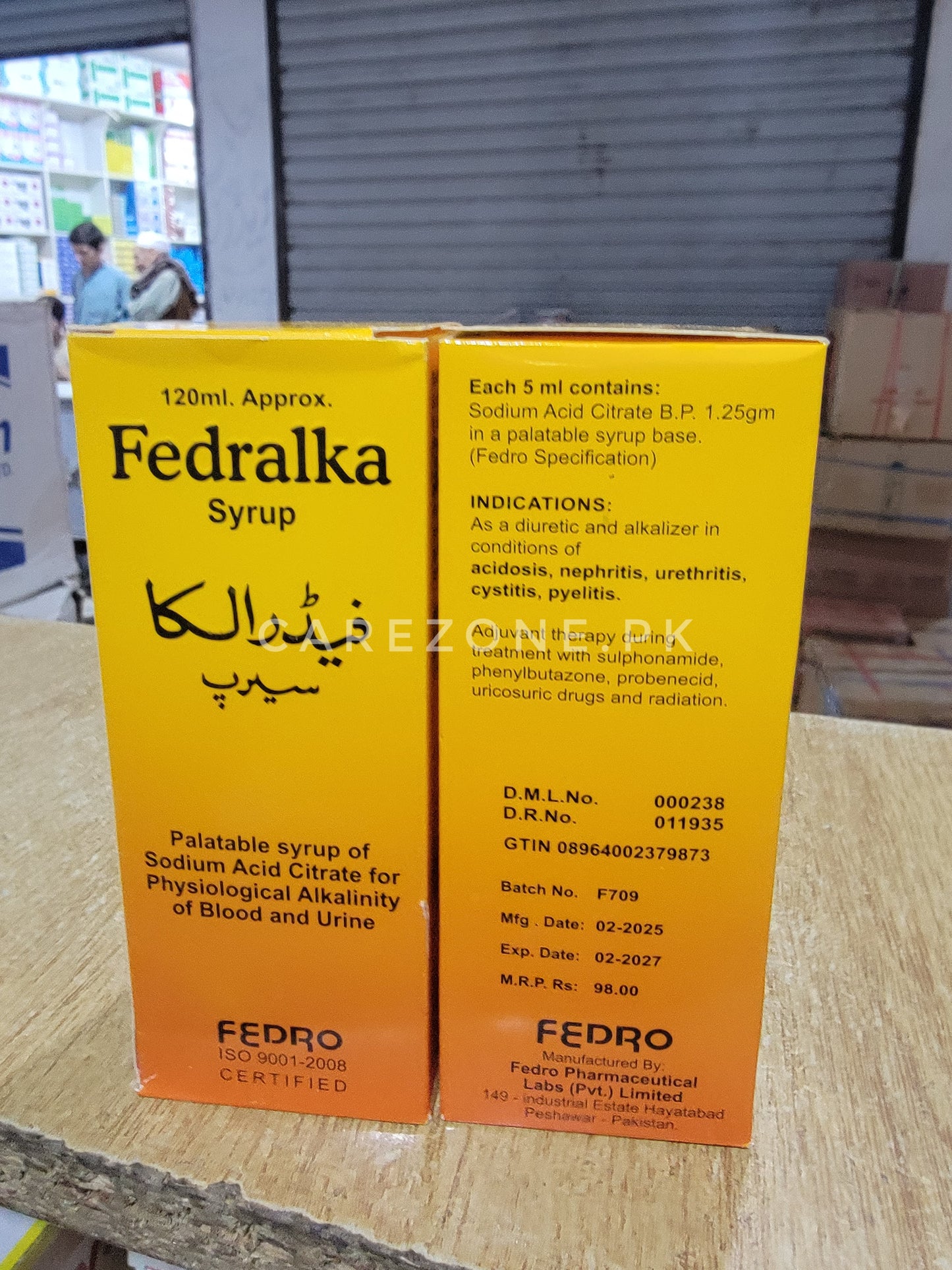 Fedralka Syrup | Sodium Acid Citrate – 120ml