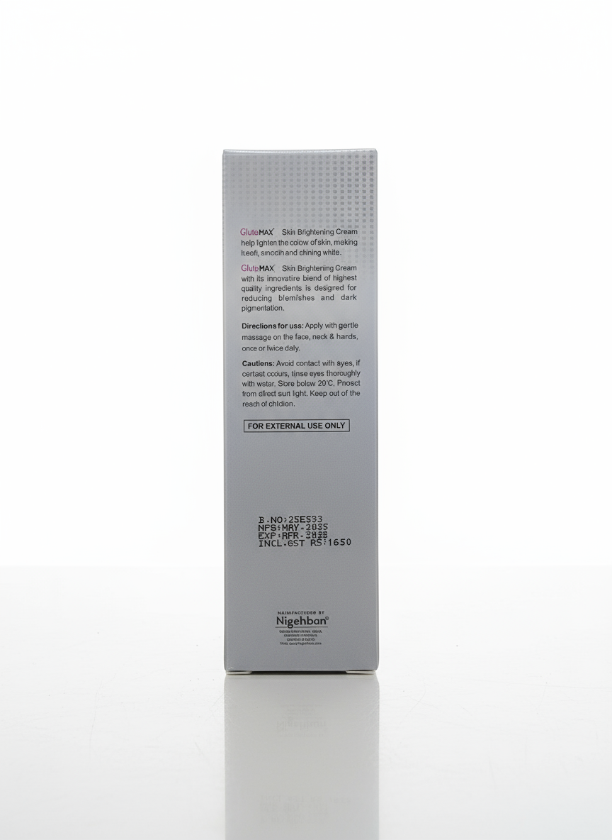 Glutamax Brightening Cream 30gm – Reduced Glutathione Complex | Skin Whitening & Pigmentation Reduction | Glutamax Cream Price in Pakistan