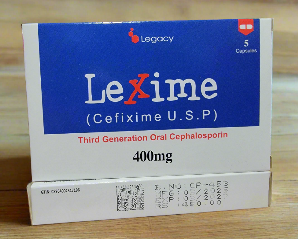 Lexime 400mg Capsules – Cefixime - 5's cap