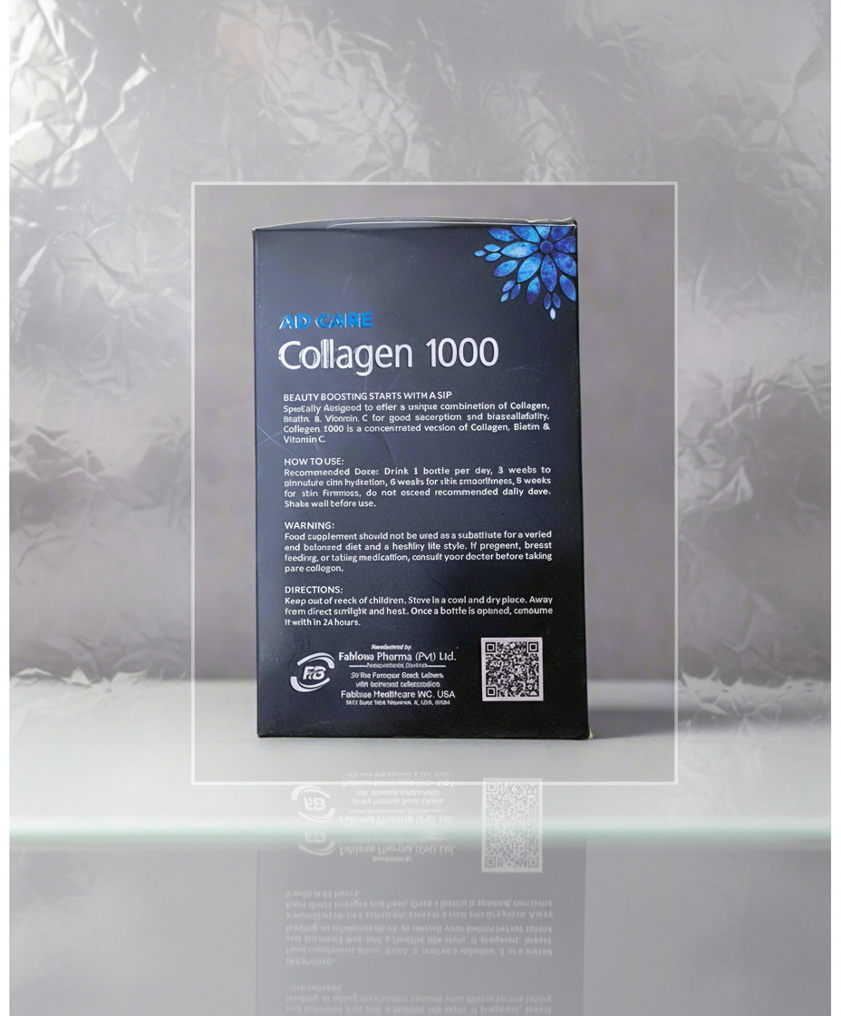Fablous Collagen 1000 with Biotin & Vitamin C Oral Shots 30ml, 15 shots - Best collagen form with Great absorption
