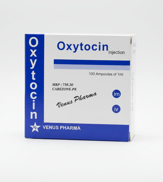 Oxytocin 10 I.U Injection – 100 Ampoules | Labor Induction & Postpartum Hemorrhage Control | Venus Pharmaceutical