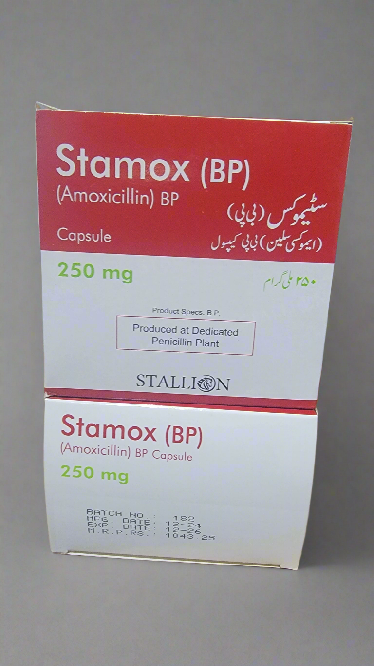 Stamox 250mg Amoxicillin 100s capsule