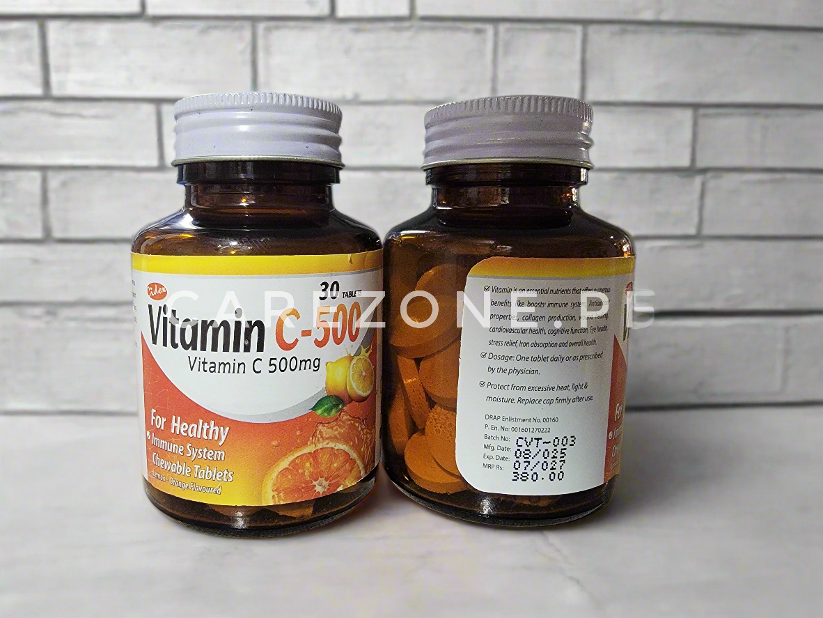 Vitamin C 500mg Tablets – 30 Tablets Pack | Price in Pakistan
