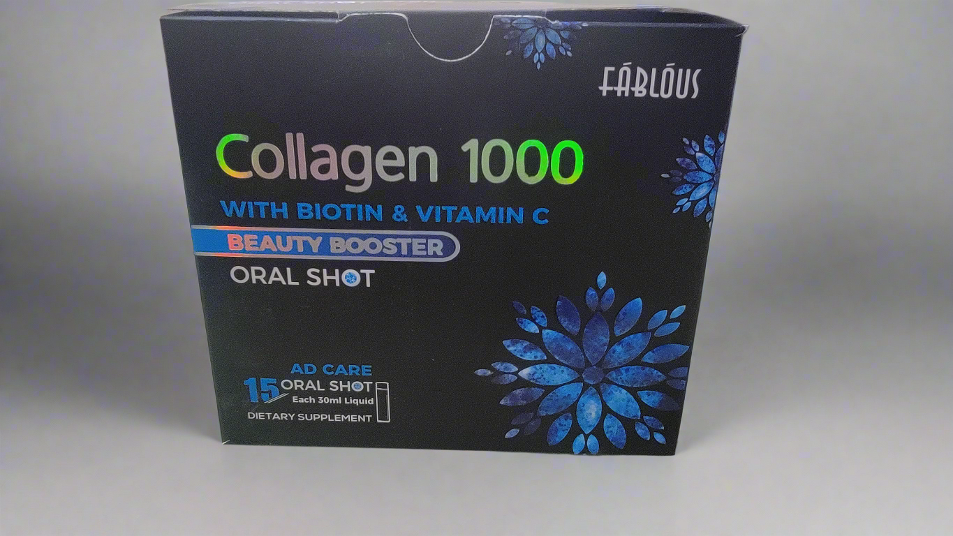 Fablous Collagen 1000 with Biotin & Vitamin C Oral Shots 30ml, 15 shots