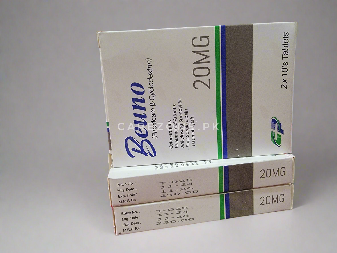 Beuno 20mg Tablets (Piroxicam β-Cyclodextrin) - 2x10's