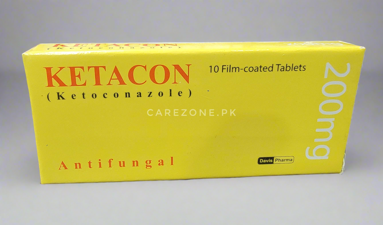 KETACON tablet 200mg (Ketoconazole) – Antifungal – 10 Film-Coated Tablets