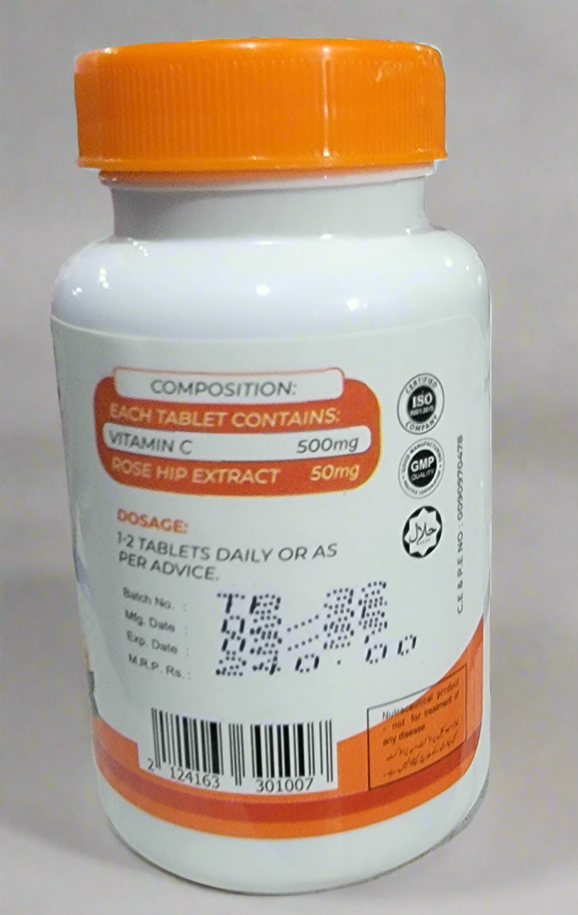 Vitamin C 500mg Chewable tablets | Max-C tablet -40 Tablets