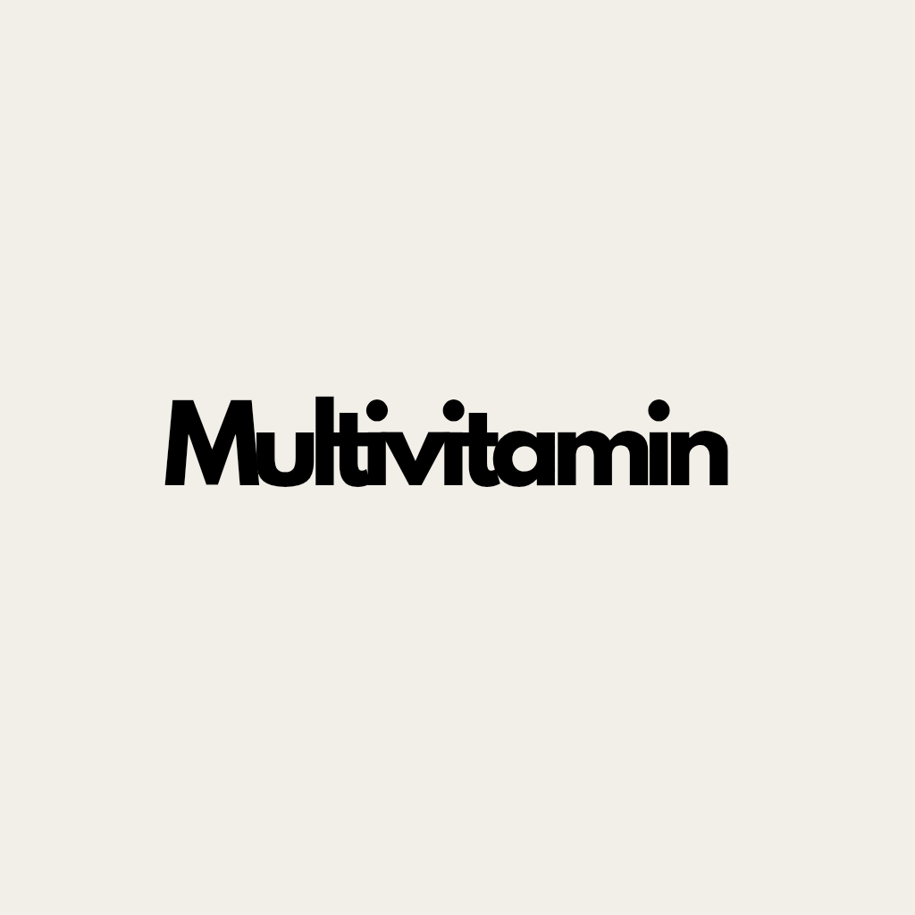 Multivitamins & Minerals