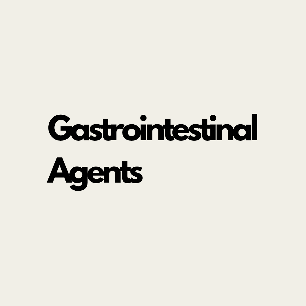 Gastrointestinal agents