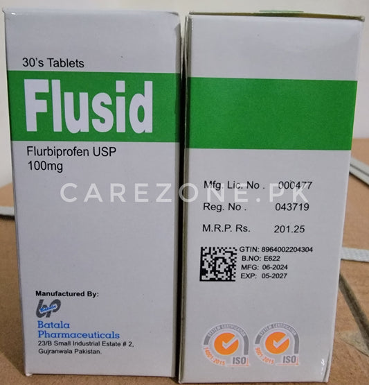 Flusid 100mg tablets