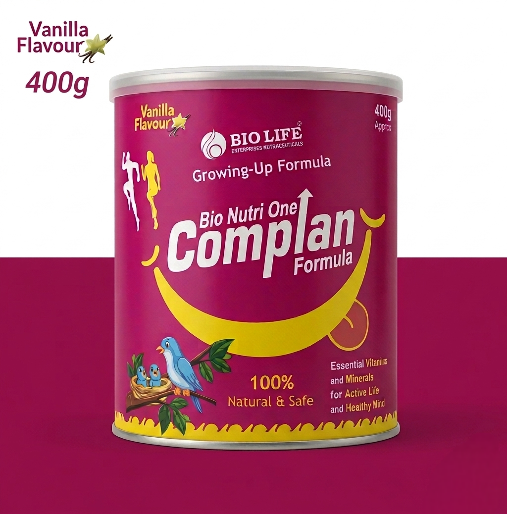Bio Nutri Complan Powder 400g – Multivitamin Growing-Up Formula Nutrition & Energy Support | Complan Alternative 400g
