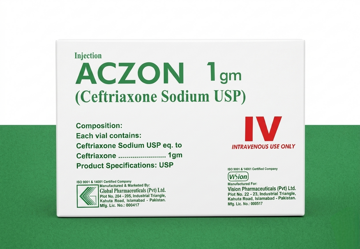 Aczone 1g Injection (Ceftriaxone sodium) I.V – Aczone 1g Injection Pri ...