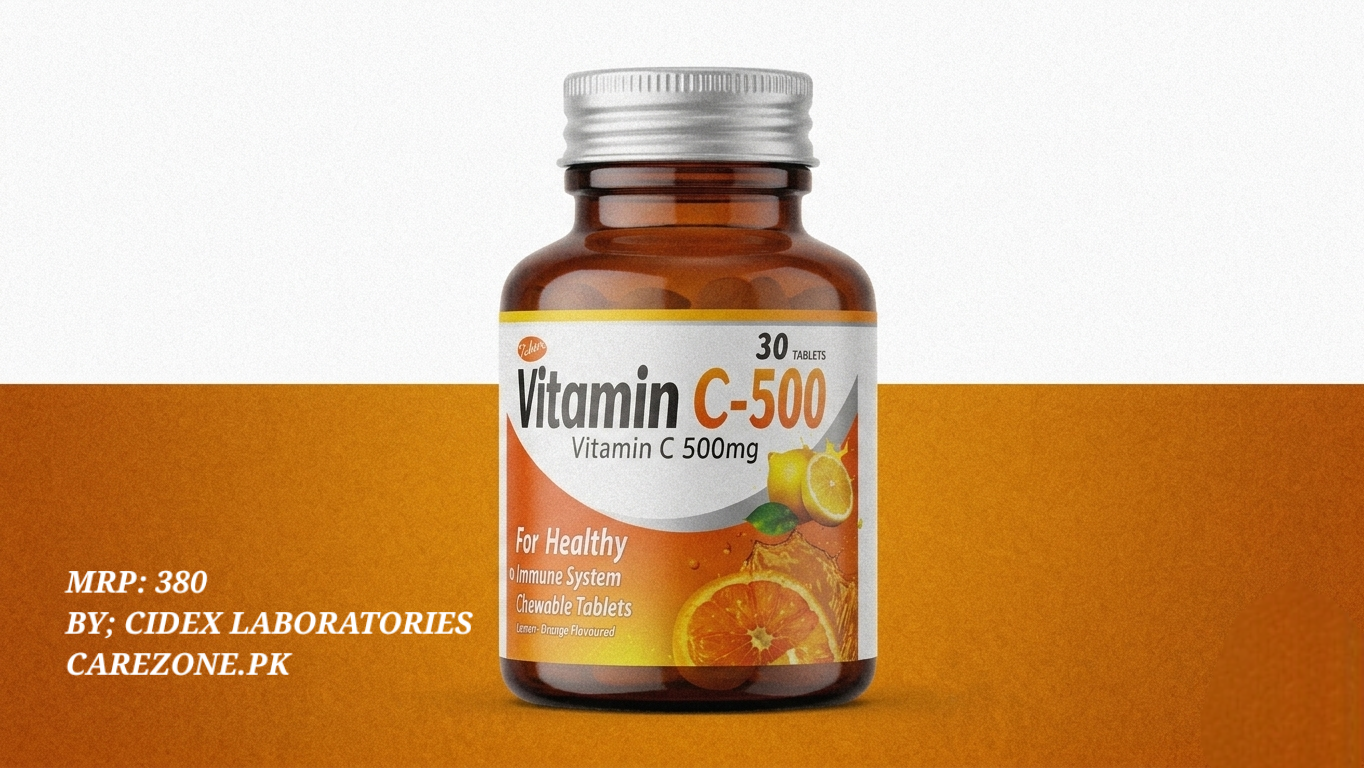 Vitamin-C 500mg Tablets – 30 Chewable tab | Vitamin-C 500mg tablet price