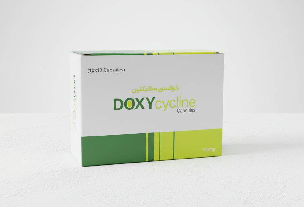 Doxy China Capsules 100mg – Doxycycline Hyclate Antibiotic | 100 Doxycycline Capsules