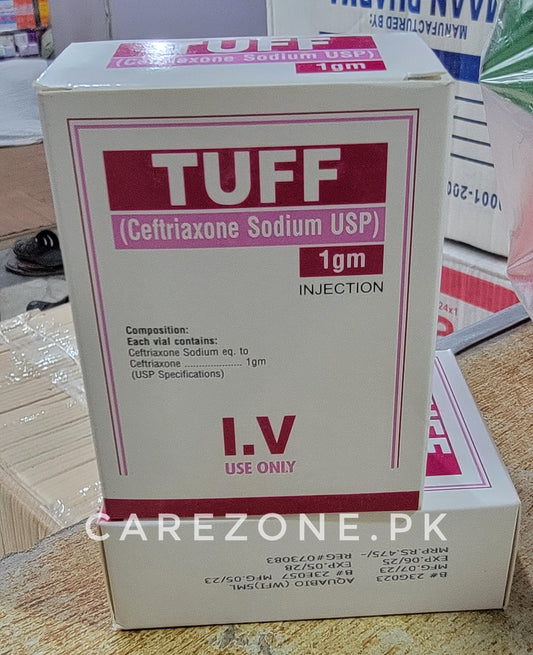 Tuff 1g injection (Ceftriaxone sodium)