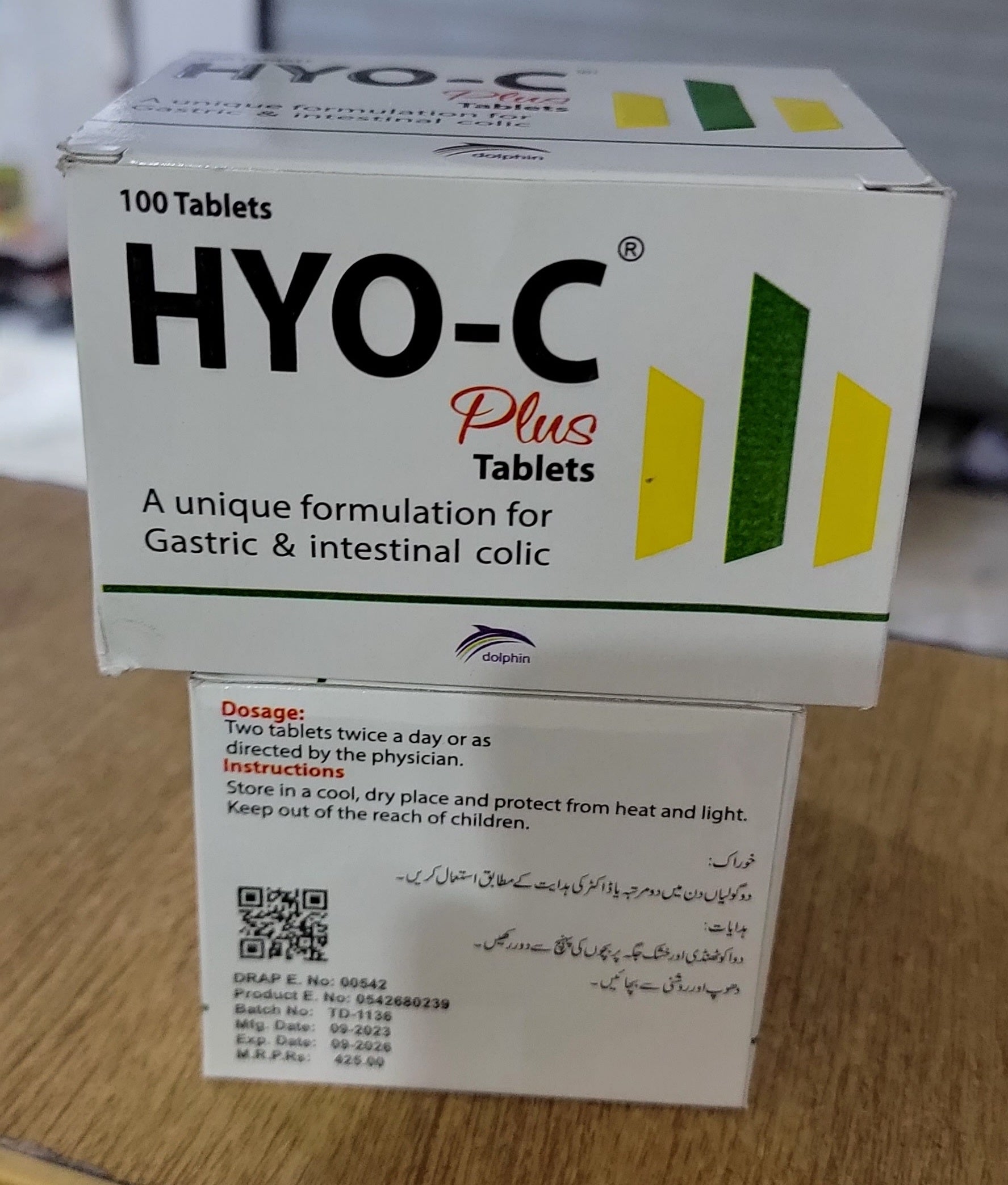 Hyo-C Plus Tablet | Unique Formula for Gastric & Intestinal Colic |100 ...