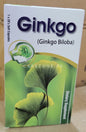 Ginkgo Capsules | Ginkgo Biloba Extract 120mg | Brain Booster & Memory Support - 20 Capsules