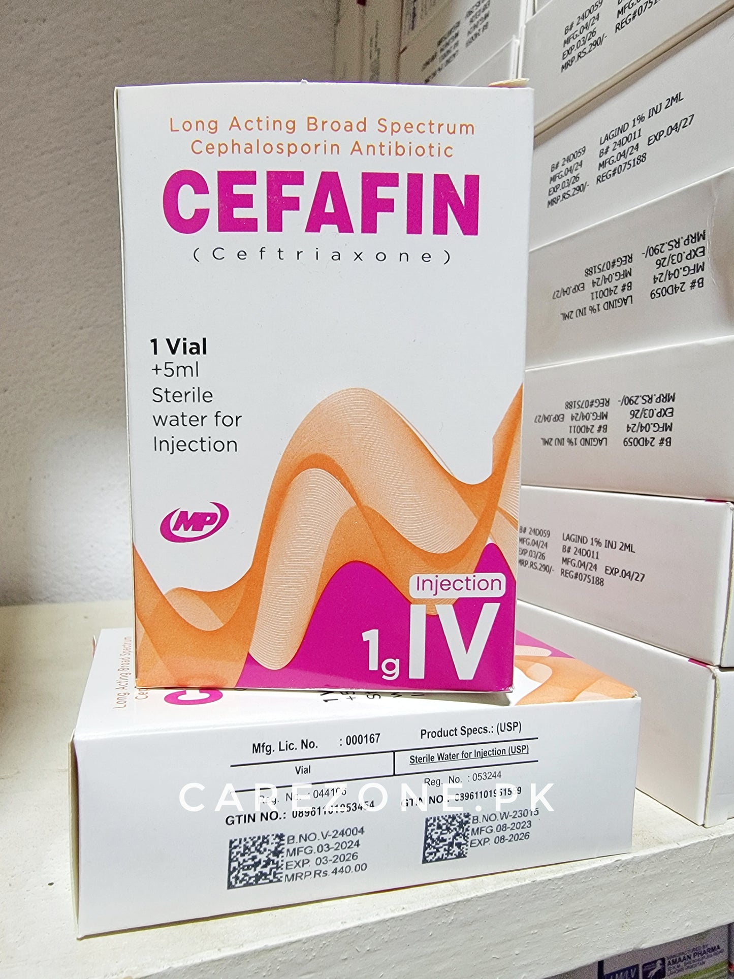 Cefafin 1g I.V injection (Ceftriaxone sodium)