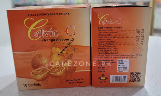 Calvit-c sachet (Calcium +Vitamin D3) Orange flavor