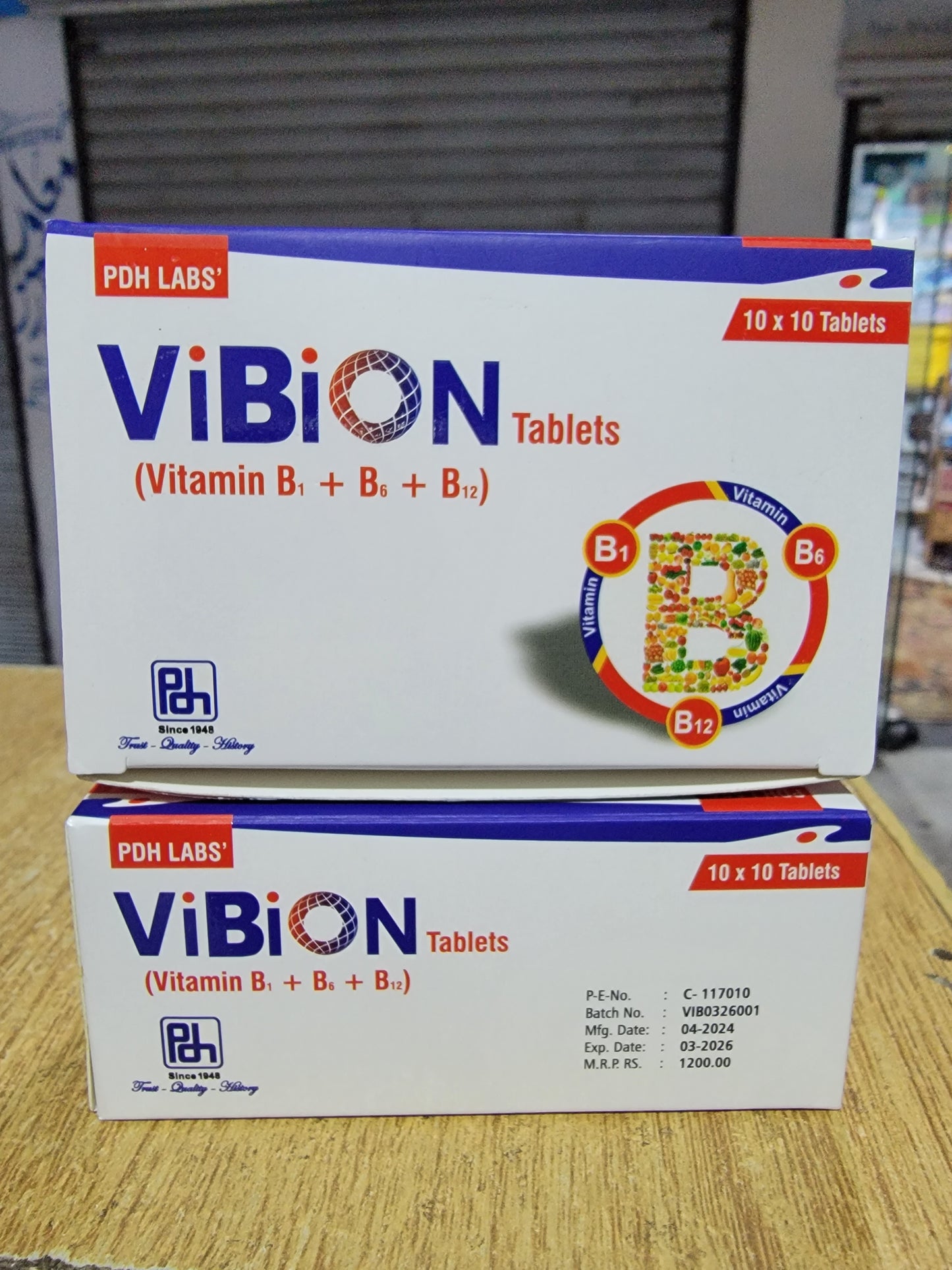 Vibion tablet (Vitamin B1+B6+B12