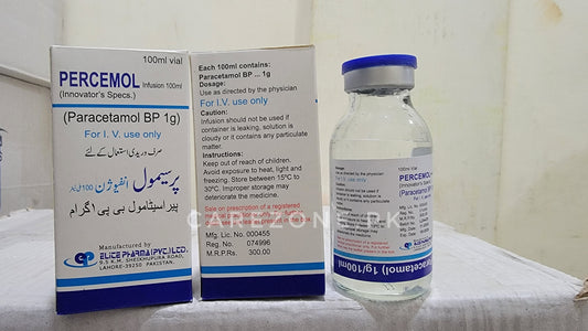 Percemol infusion 1g/100ml (Paracetamol)