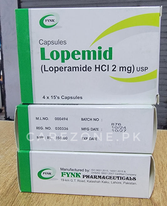Lopemid 2mg capsule (Loperamide)