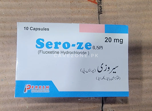Sero-ze Fluoxetine Hydrochloride 20mg Capsules