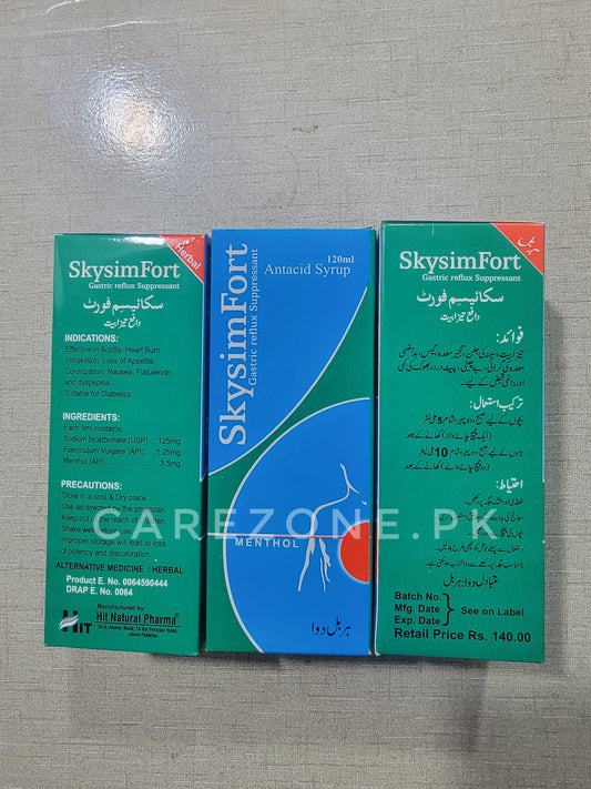 SkysimFort Antacid Syrup 120ml