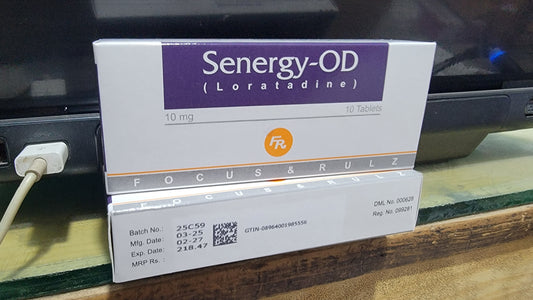 Senergy-OD (Loratadine) 10mg tablet –10 Tablets