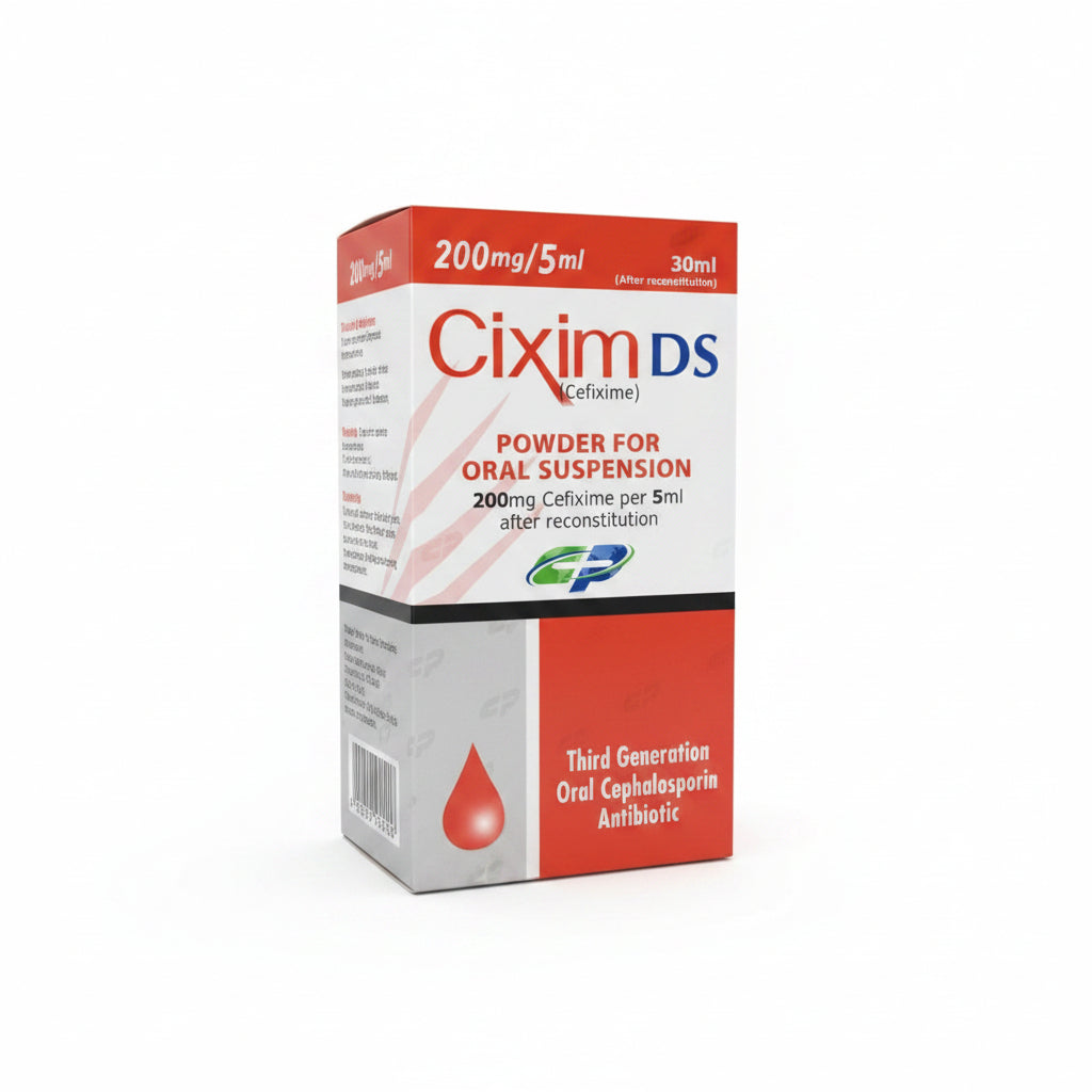 Cixim Suspension 200mg/5ml – Cefixime – 30ml | Oral Antibiotic Syrup | Cixim Price in Pakistan