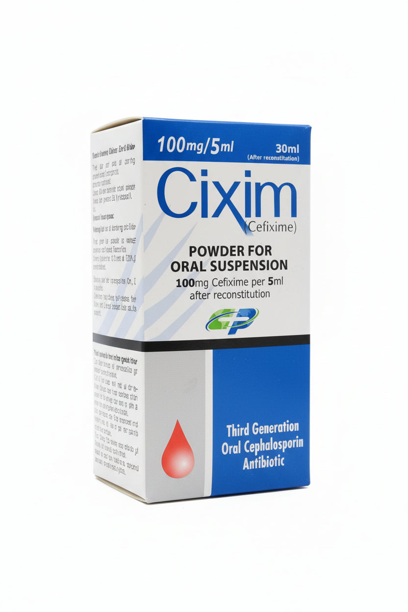 Cixim Suspension 100mg/5ml – Cefixime – 30ml | Oral Antibiotic Syrup | Cixim Price in Pakistan