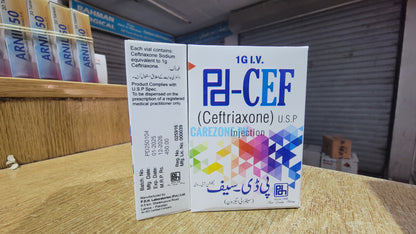 PDCEF 1G Injection I.V (Ceftriaxone sodium)