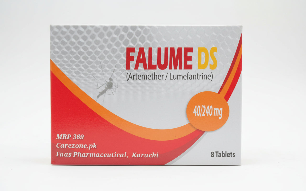 Falume DS 40/240 (Artemether + Lumefantrine) – 8 Tablets
