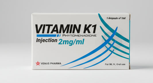 Vitamin-K1 (Phytomenadione) 2mg/ml Injection – 1 Ampoule | Venus Pharmaceutical | Vitamin K Injection Price in Pakistan