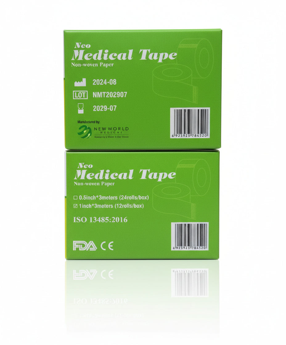 Neo Medical Tape – Non-Woven Paper - 12 Pcs  (Skin-Friendly Surgical Tape) Neo Medical Tape Price in Pakistan