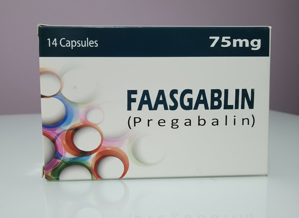 Faasgablin 75mg Capsules (Pregabalin) – 14 Capsules | Nerve Pain & Anxiety Relief