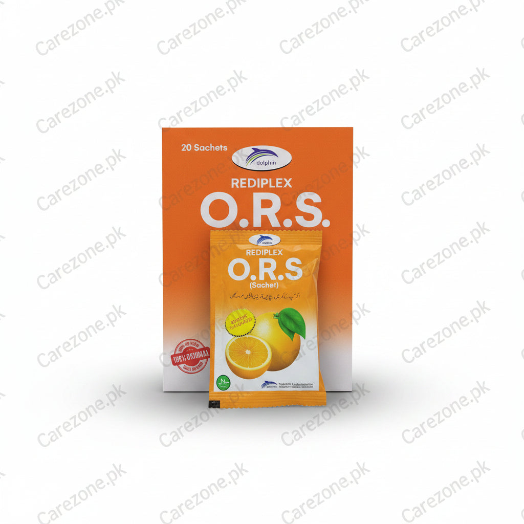 Rediplex ORS Sachet | Oral Rehydration Salts | 20 Sachets | Electrolyte Powder | Dolphin ORS Sachet