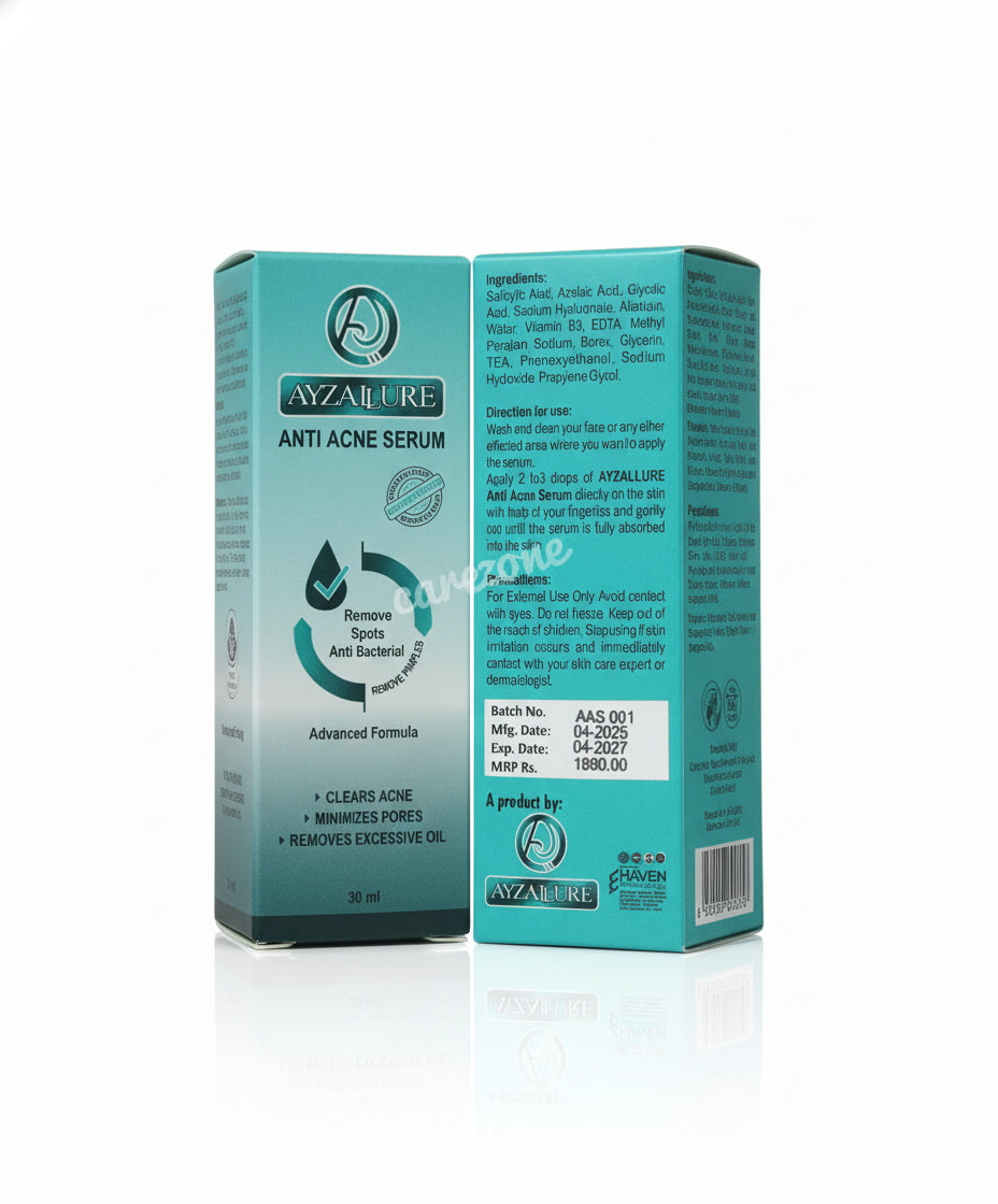 Anti Acne Serum 30ml – Clears Acne, Minimizes Pores & Removes Excessive Oil | Anti Acne Serum Price in Pakistan
