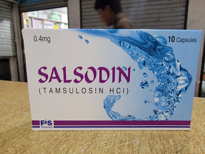 Salsodin Tamsulosin HCl 0.4mg | 10 Capsules