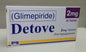 Detove 2mg Tablets (Glimepiride) – 20 Tablets | Oral Hypoglycemic for Type 2 Diabetes Control