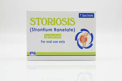 Storiosis Sachets 2g (Strontium Ranelate) – Bone Strength & Osteoporosis Treatment | 7 Sachets | Storiosis Price in Pakistan