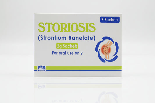 Storiosis Sachets 2g (Strontium Ranelate) – Bone Strength & Osteoporosis Treatment | 7 Sachets | Storiosis Price in Pakistan
