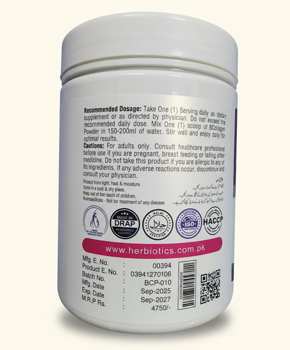 Herbiotics B Collagen Powder – Advanced Collagen Beauty Formula (300g)