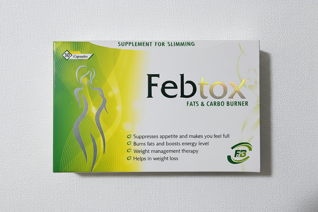 Febtox Capsules – Fat & Carb Burner – 30 Capsules | Weight loss Capsules in Pakistan | Fat burner