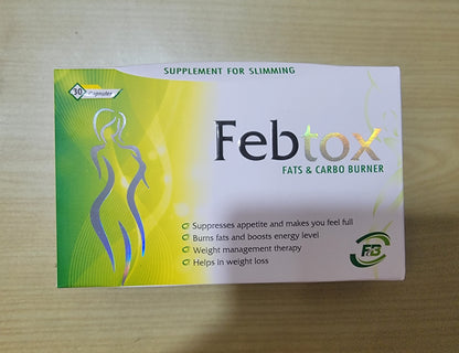 Febtox Capsules – Fat & Carb Burner – 30 Capsules | Weight loss Capsules in Pakistan