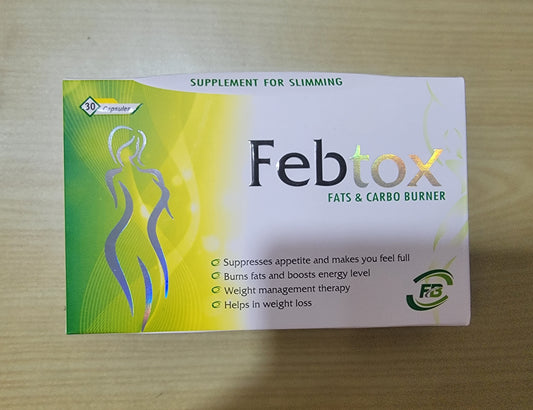 Febtox Capsules – Fat & Carb Burner – 30 Capsules | Weight loss Capsules in Pakistan