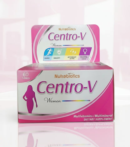 Centro-V Women Tablets | Multivitamin & Multimineral Dietary Supplement for Women’s Energy, Beauty & Health | Centrum Women Alternative Price in Pakistan-60 tablets