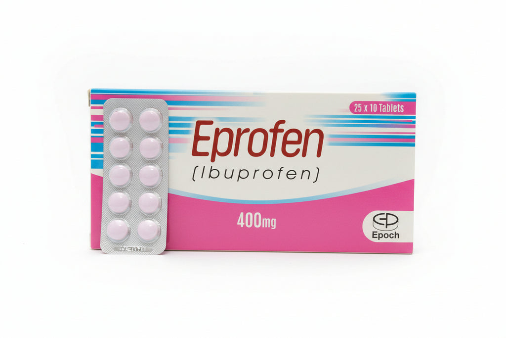 Eprofen 400mg Ibuprofen Pain Relief & Anti-Inflammatory Brufen Alternative 25x10 Tablets