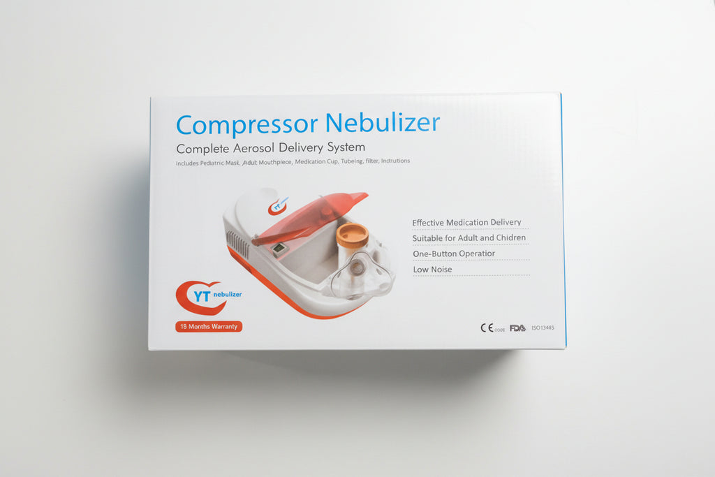 YT Compressor Nebulizer – Complete Aerosol Delivery System (18 Months Warranty)- Affordable Nebulizer