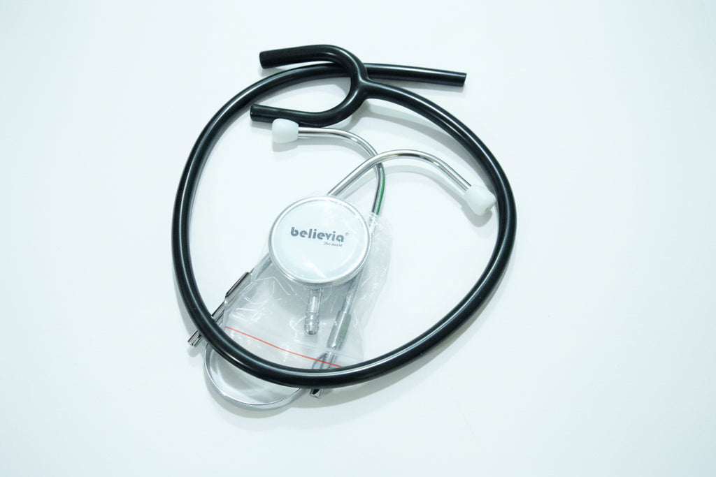 Believia Stethoscope HS-30B – Professional Latex-Free Lightweight Stethoscope